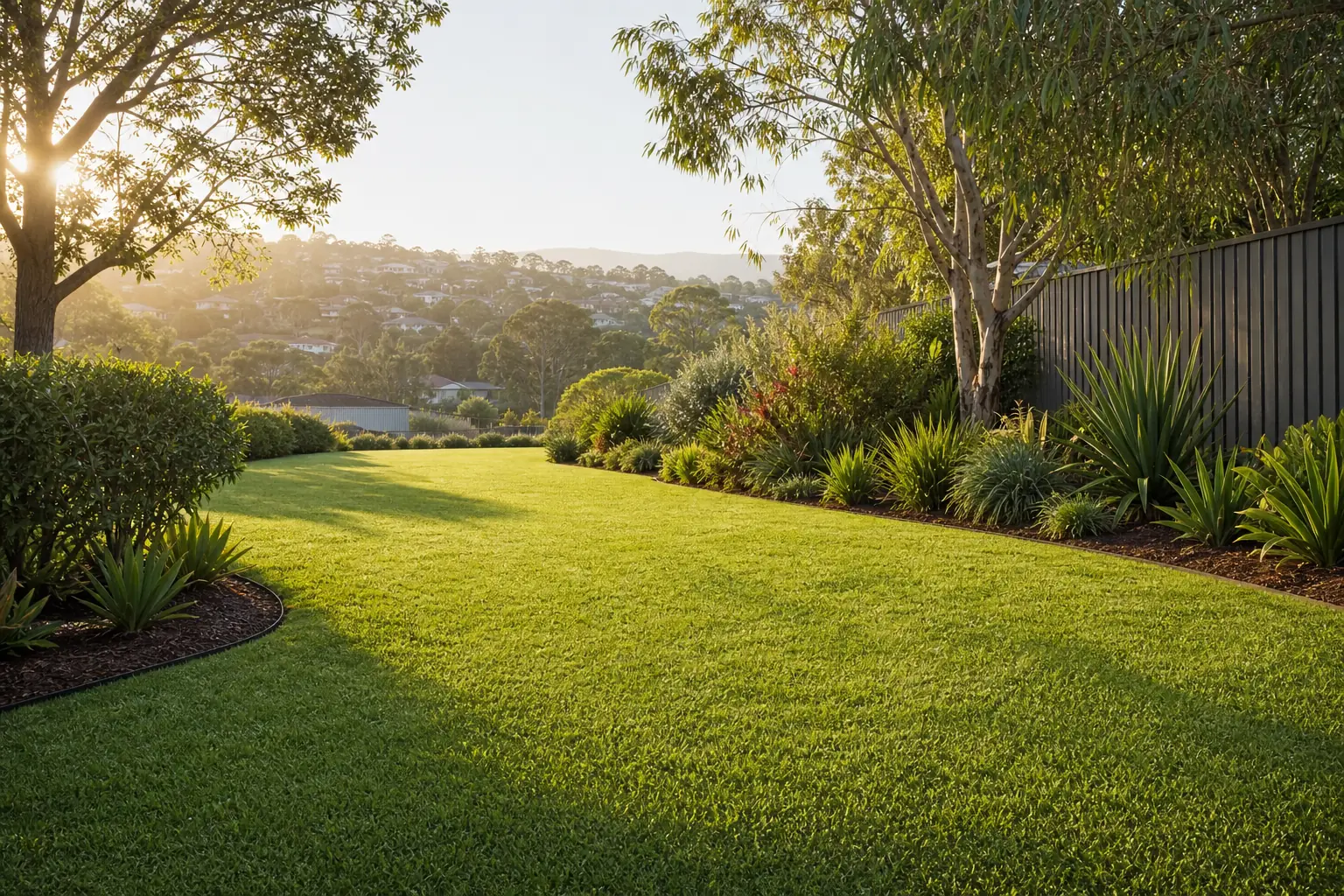Freshly mowed Australian lawn — Find a Mower local lawn care directory